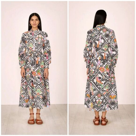 Banjanan Daffodil Folk Lace Print Size XS - Picture 1 of 7